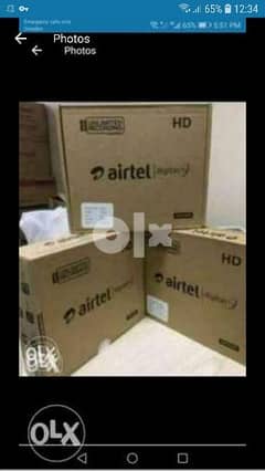 Airtel HD new Receiver with Six months Malyalam Tamil telgu 0