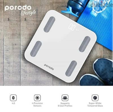 PD-BF1321BT-WH Porodo Lifestyle Body Smart Scale (NEW) 1
